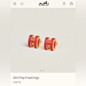 Hermes | Mini Pop H earrings